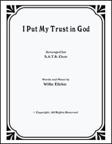 I Put My Trust In God SATB choral sheet music cover